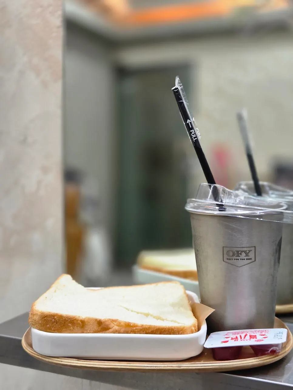 QR drink ordering and snack information