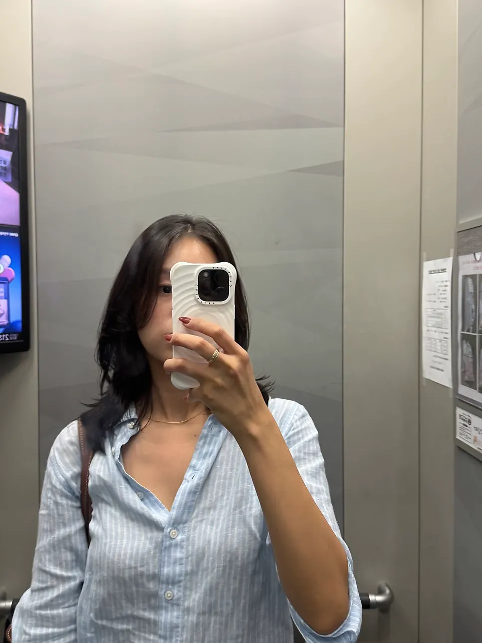 A photo capturing the mood boost after getting my hair done