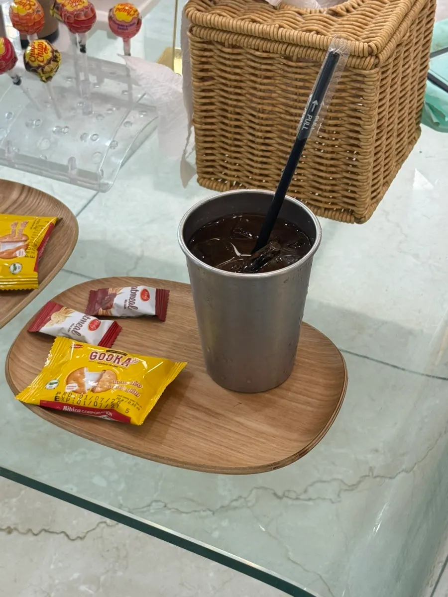 A drink provided while waiting