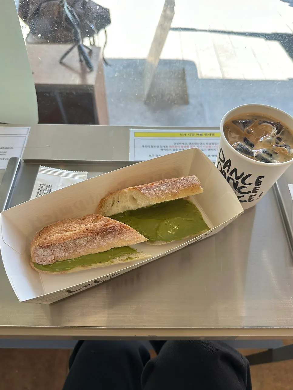 Order kiosk and a designed coffee can
