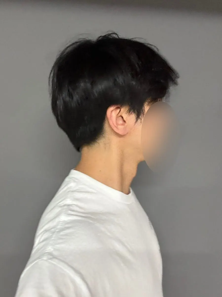 커트 전 모발 상태 상담 장면