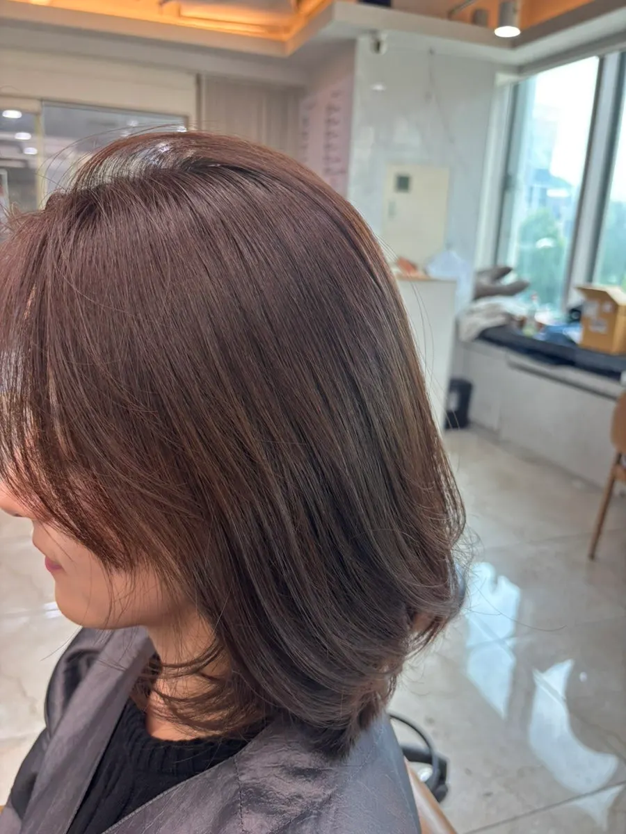 Hair condition checked during the consultation