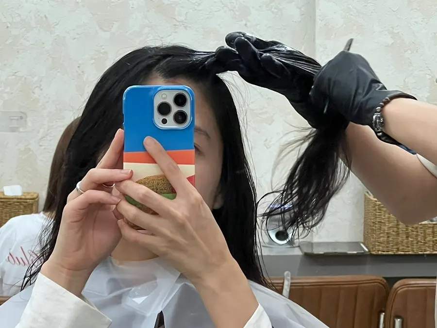 밀본 리페어 클리닉 1단계 도포 과정