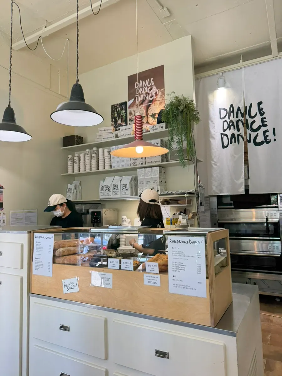 View of the cozy shop interior