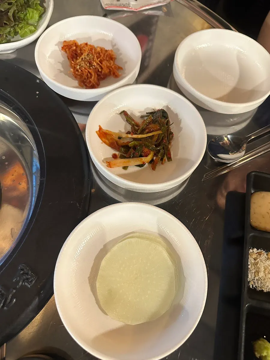 한판집 기본 반찬 접시