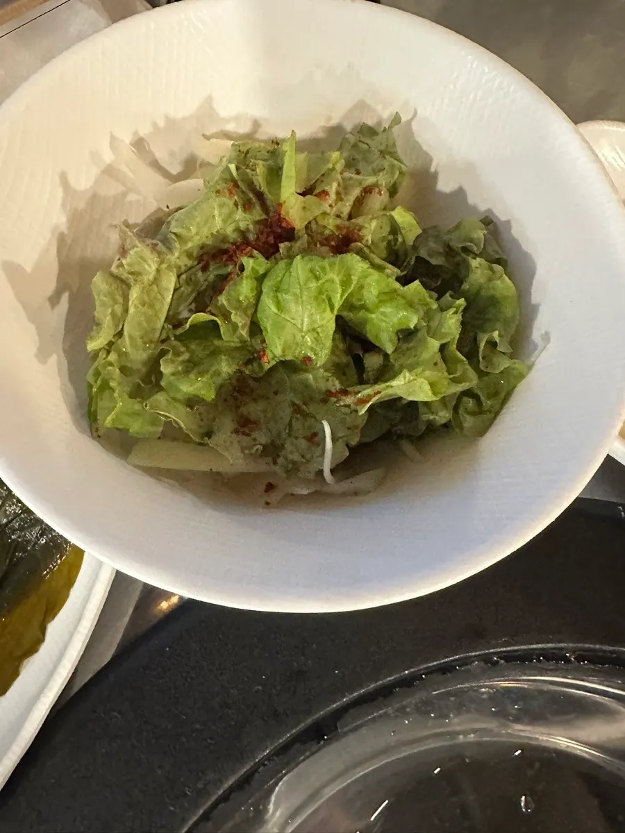 한판집 반찬 구성