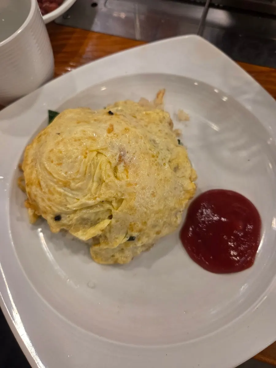 마무리로 시킨 볶음밥