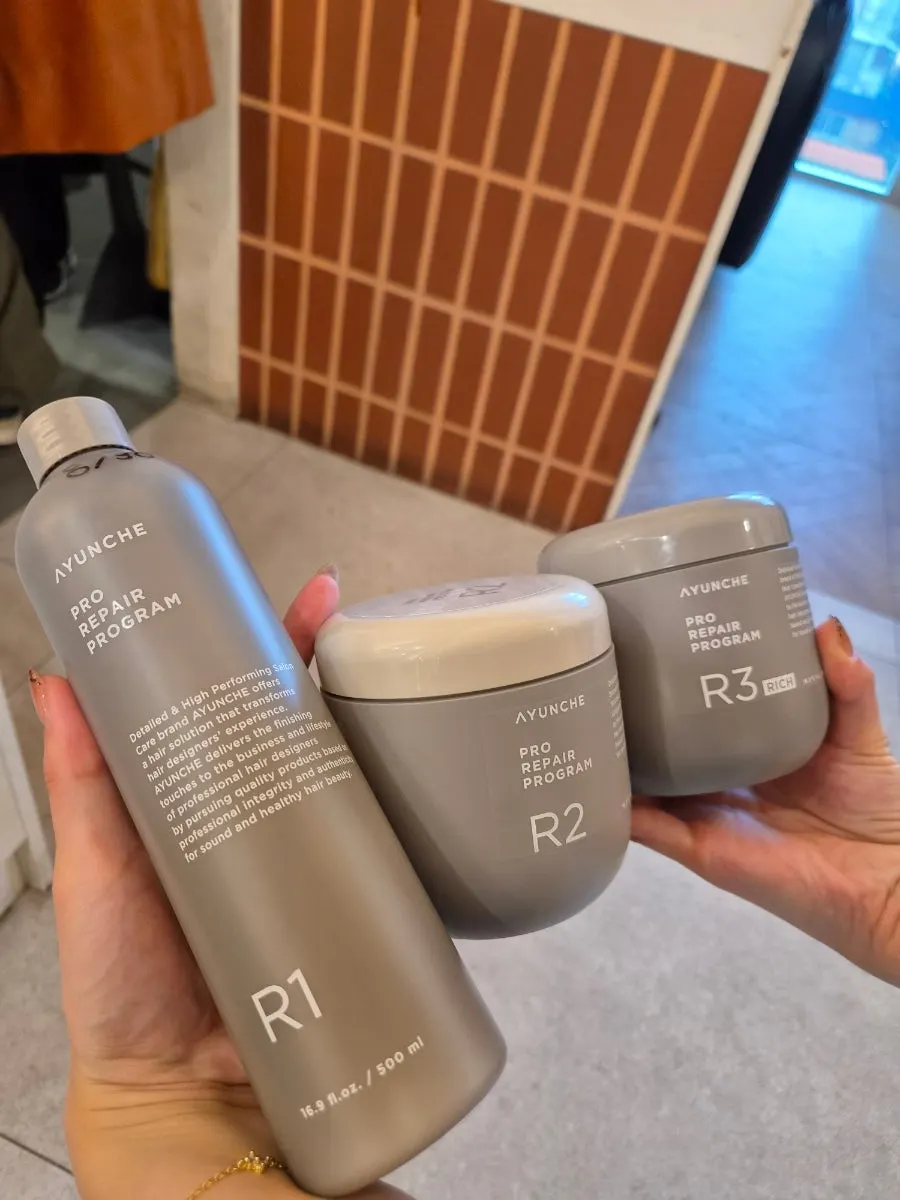 Different clinic products used at each stage