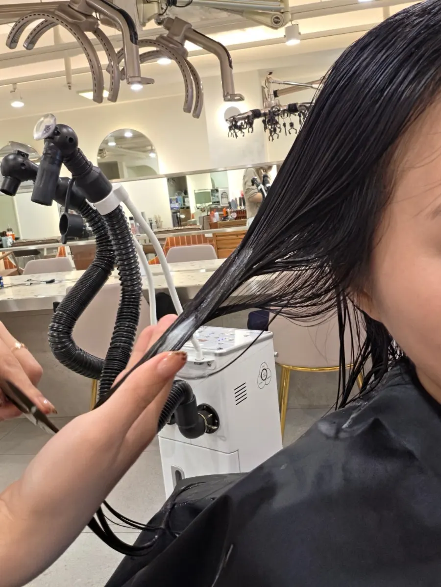 The Ayunche product line used in the salon