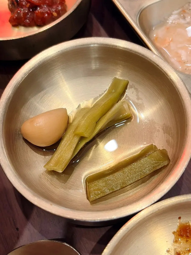 Small dish of jeotgal side dish