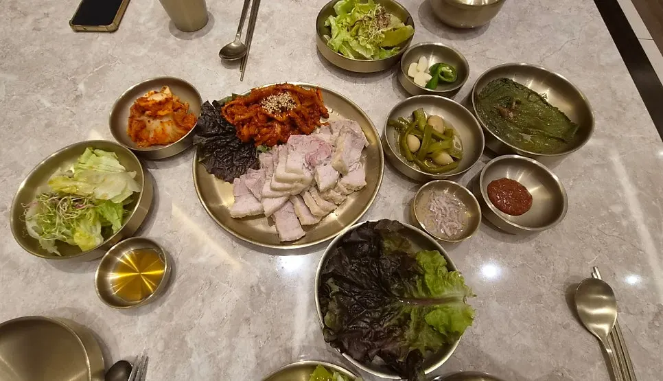 한티옥 테이블 세팅