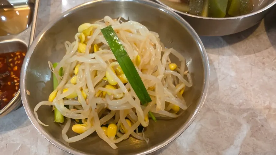 Hantiok pickled perilla leaf side dish