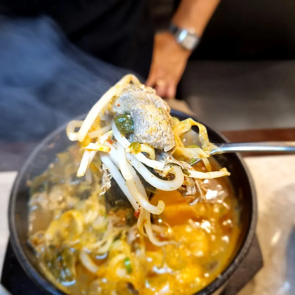 Hantiok's Andong gukbap with meat
