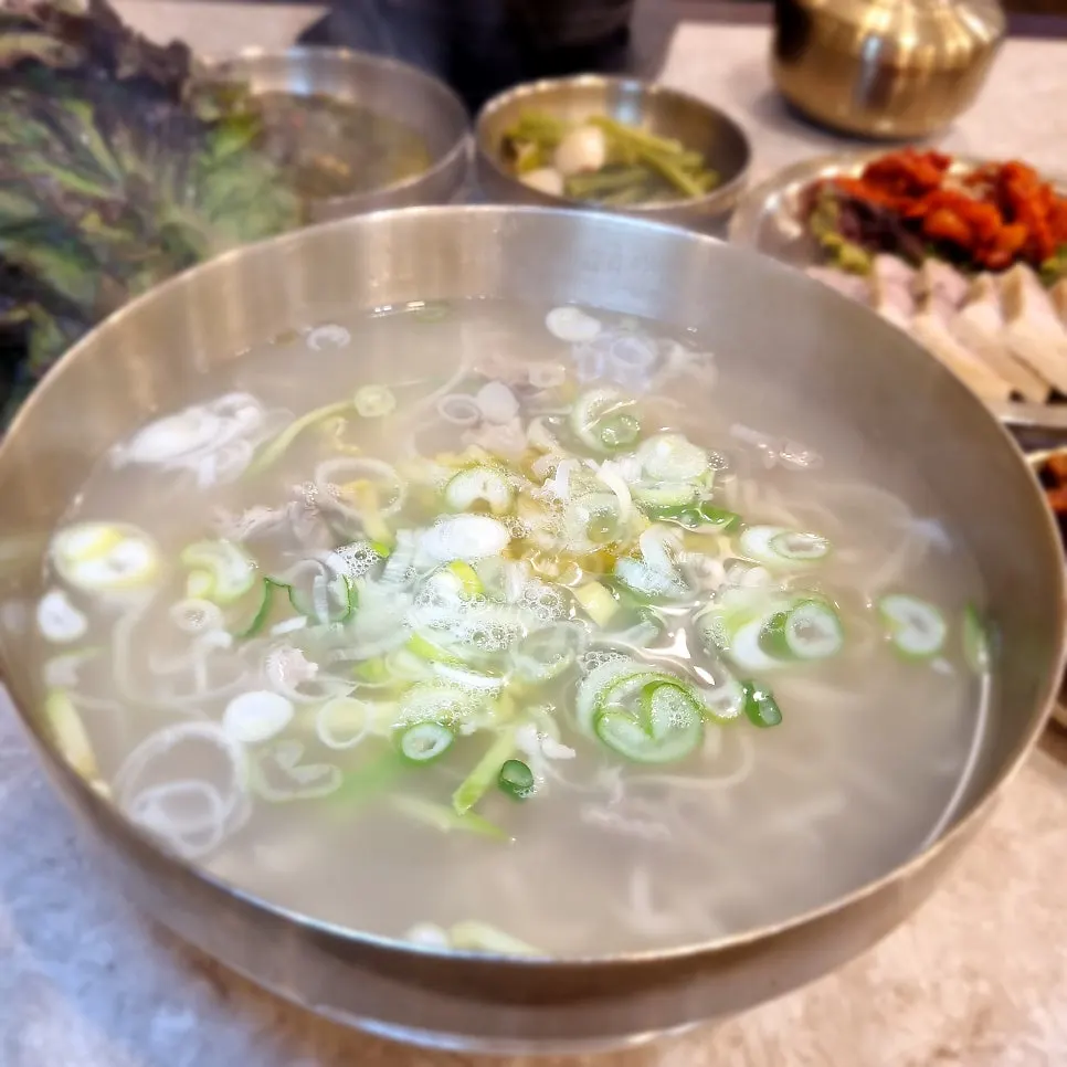 Hantiok's Andong guksi with soft noodles and broth