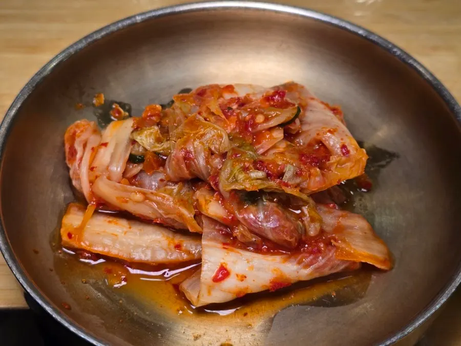한티옥 겉절이 김치 반찬