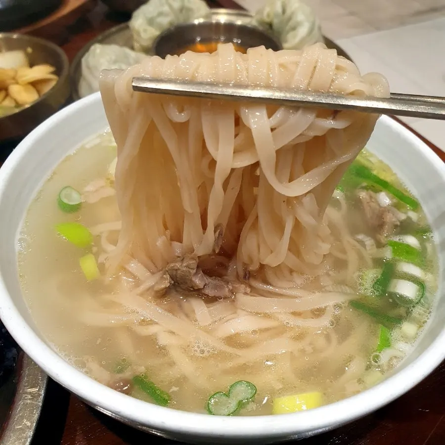 麺が盛られたハンティオクの安東麺