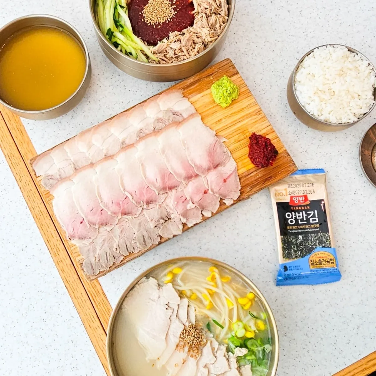 제주 애월 한담국수 고기국수 한 그릇