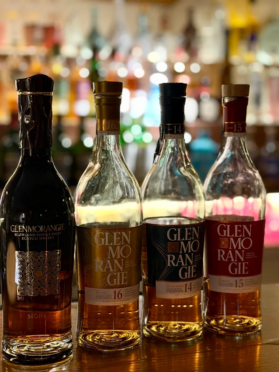 Ice cream dessert enjoyed alongside whisky