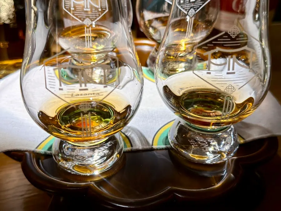 Close-up of Lasanta in a whisky glass