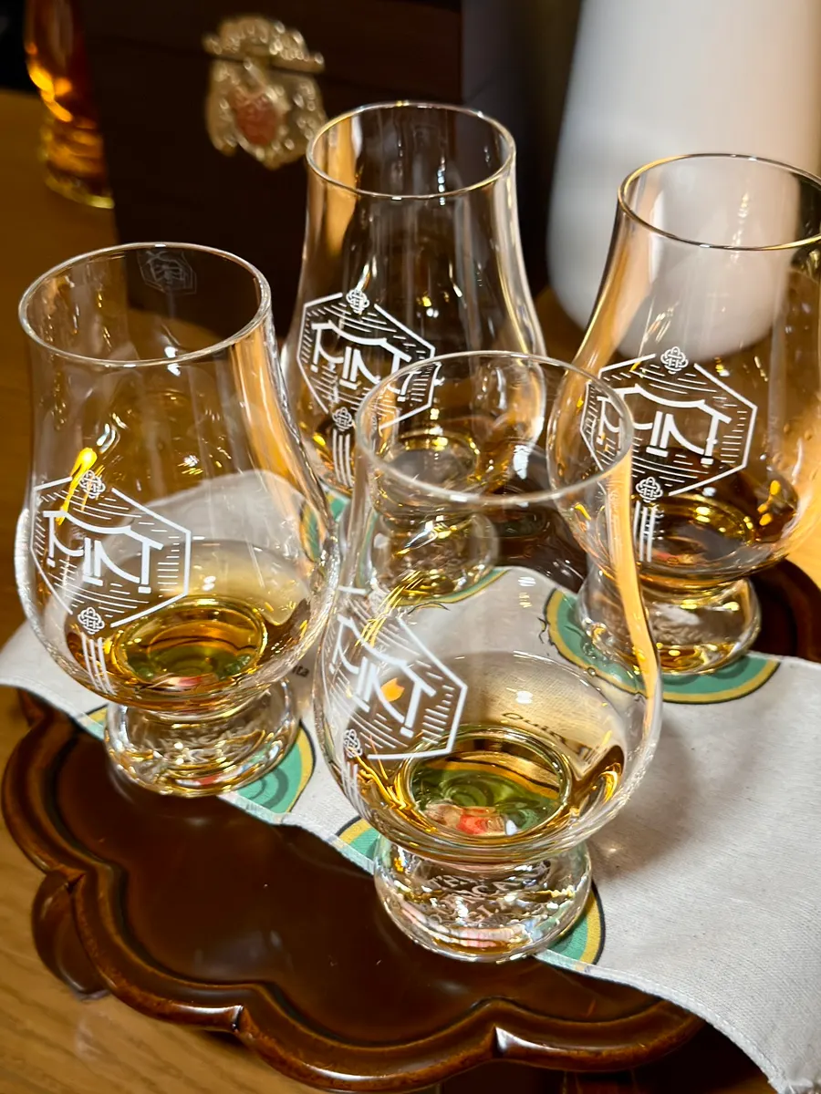 The Hanuk table wrapping up with Glenmorangie Signet