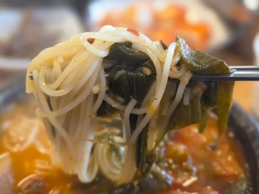 Special ttaro-gukbap with added somyeon noodles
