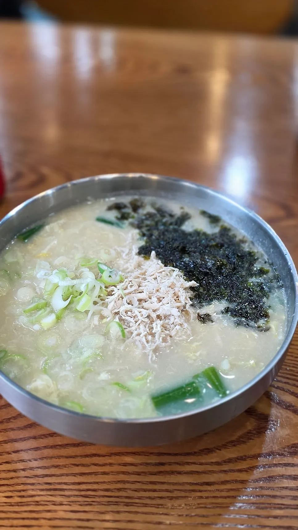 한양닭칼국수 메뉴판과 가격표