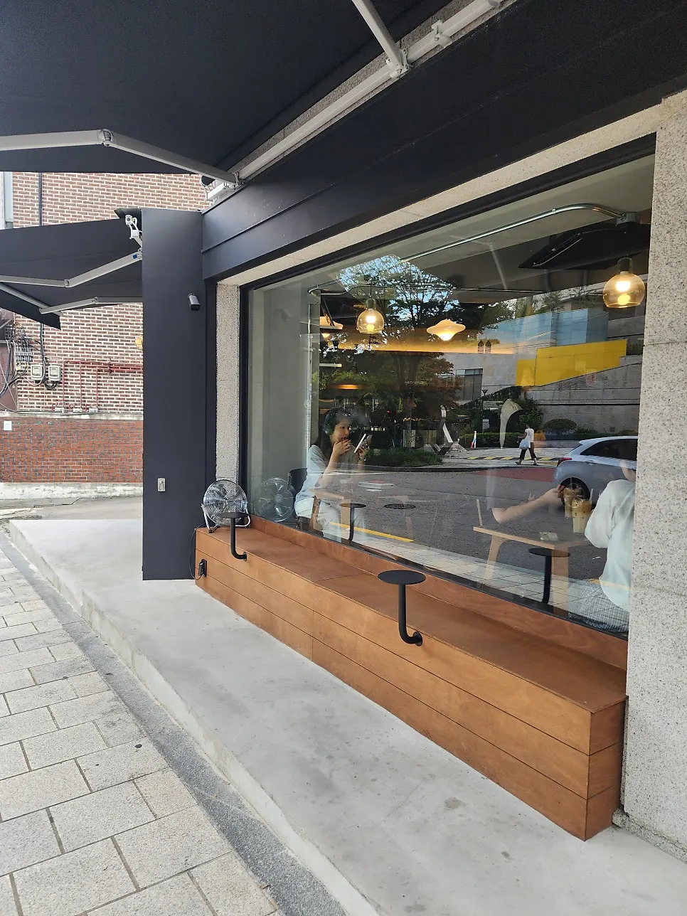 Central Site Hapjeong exterior and outdoor tables