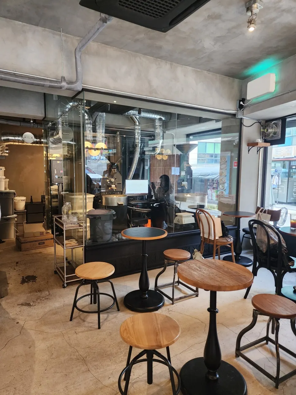 Interior space at Central Site Hapjeong