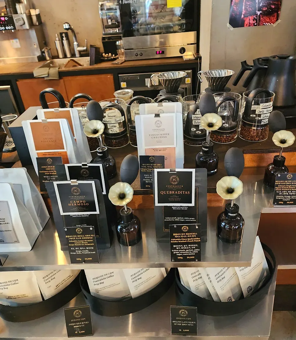 Ordering hand-drip coffee