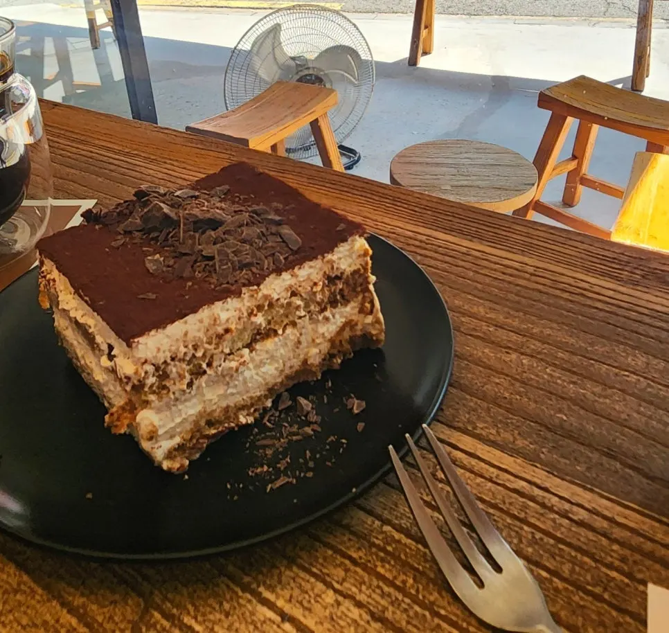 Tiramisu with mascarpone cream