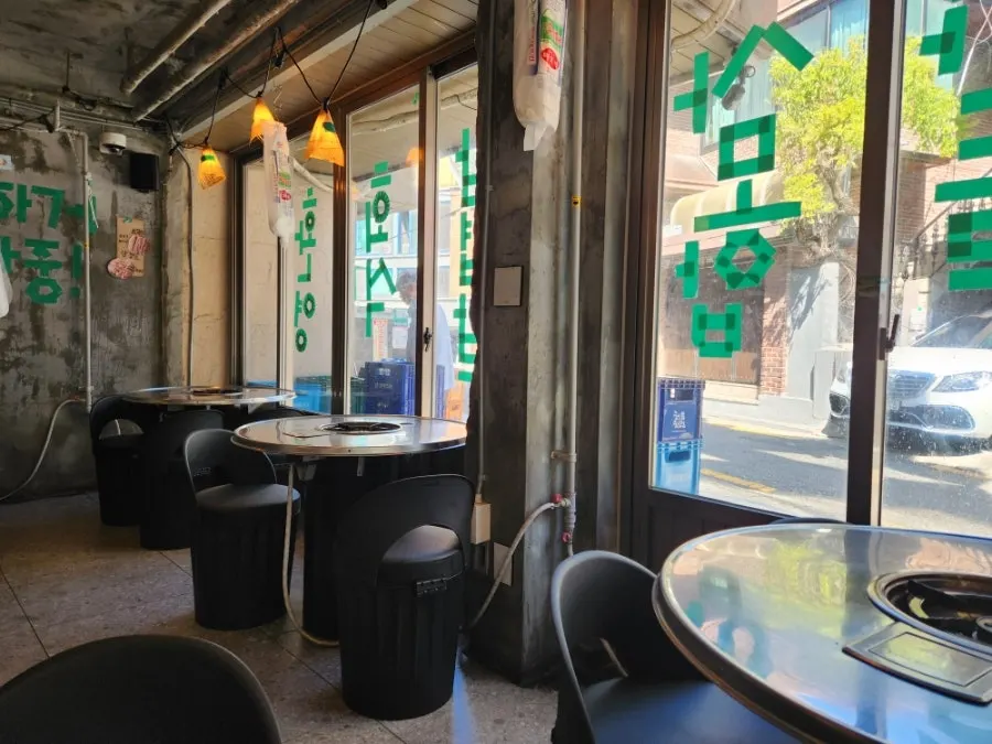 Various aged pork dishes at Gim Sukseong