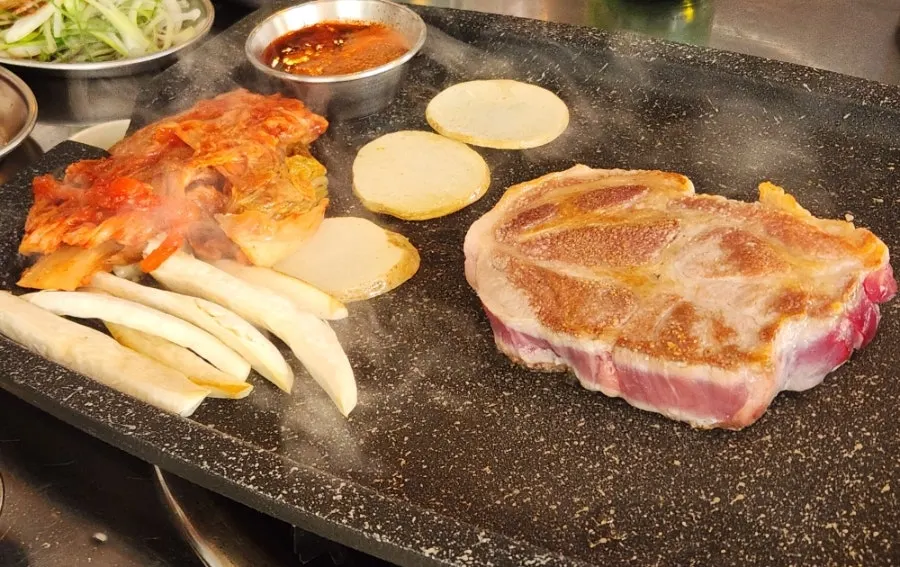 Meat meal at Gim Sukseong Hapjeong Branch