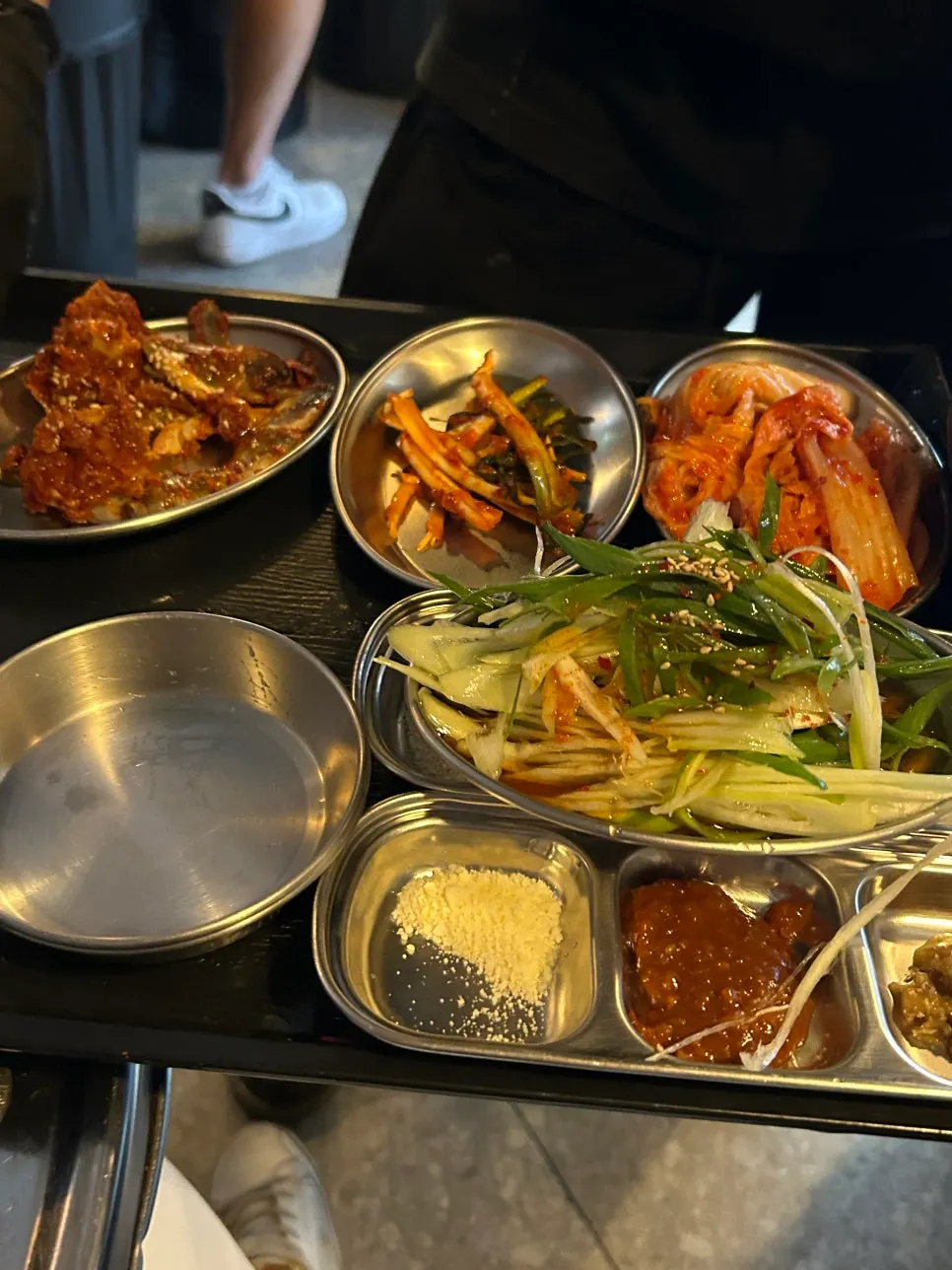 양념게장과 김치 기본 찬
