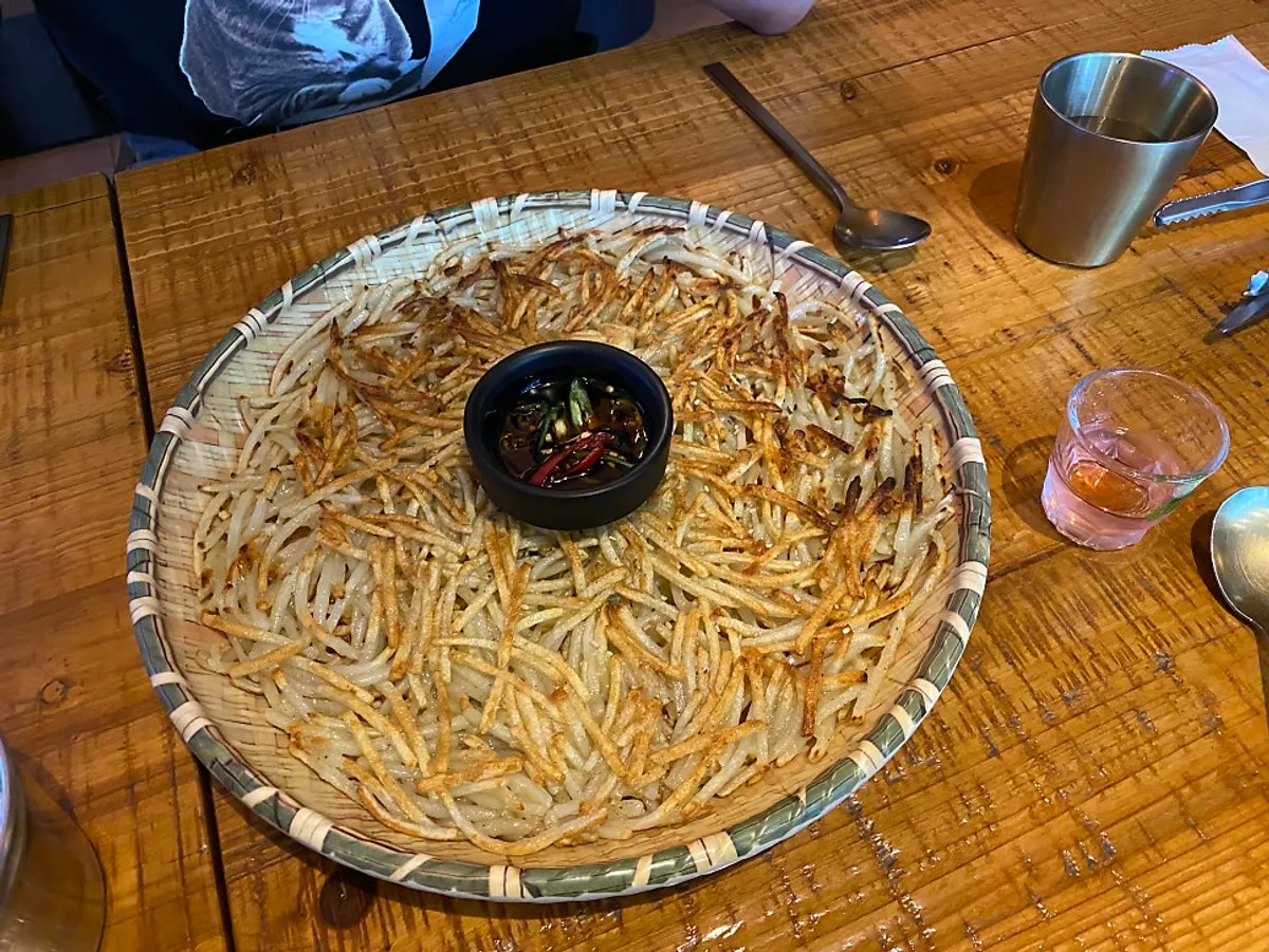 Saero omija soju placed on the table