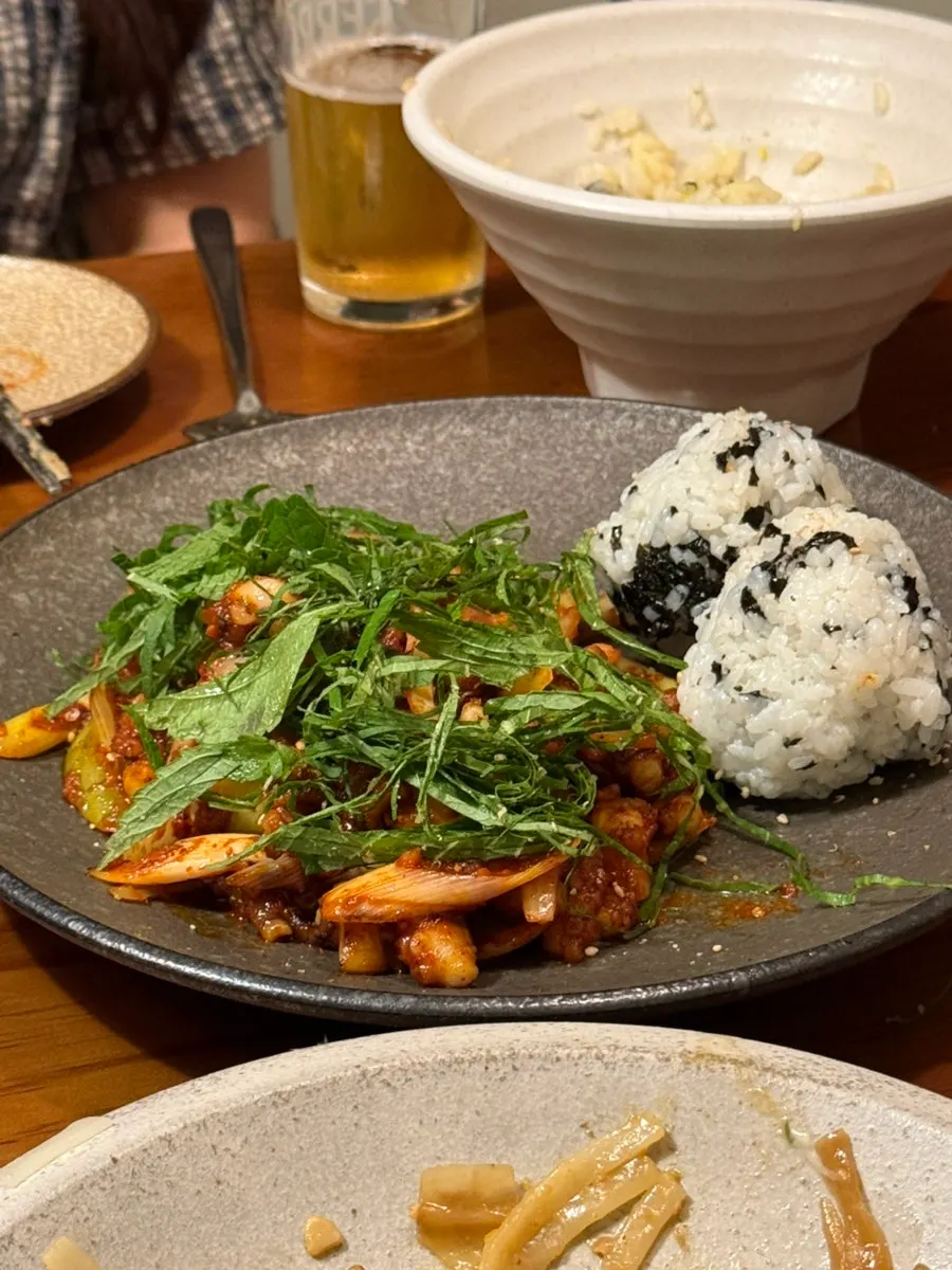 Lightly seasoned soy sauce egg rice