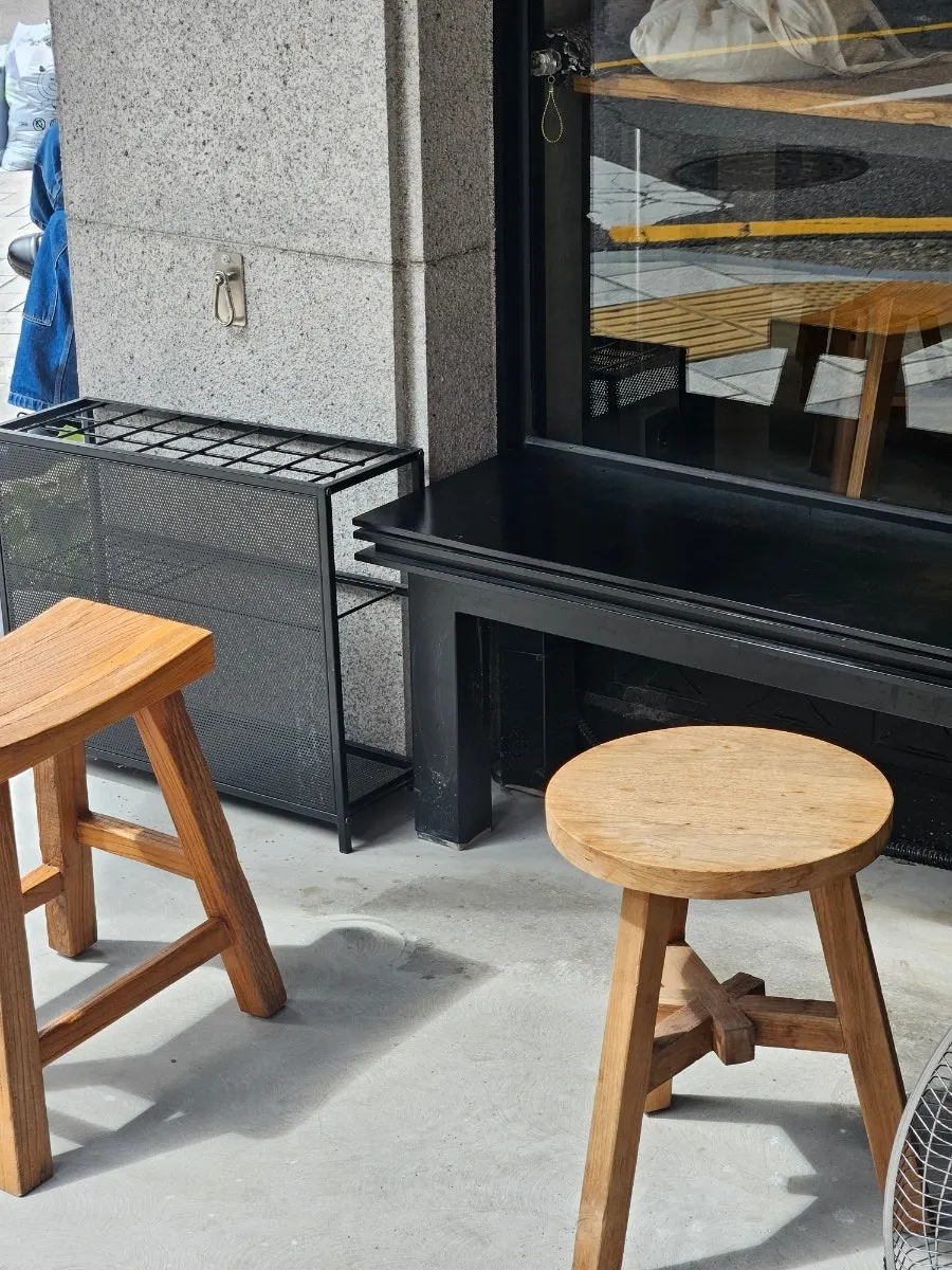 Roastery café with outdoor tables