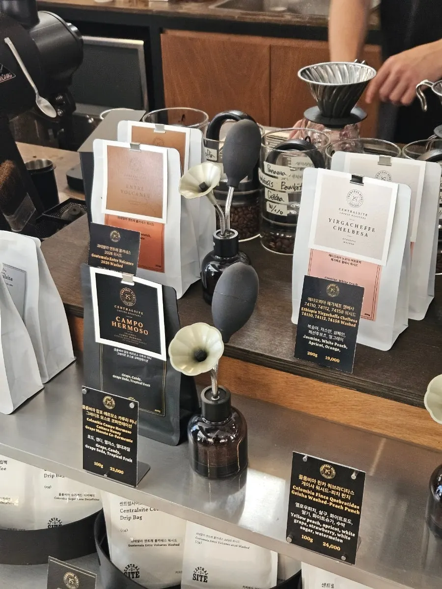 Central Site dessert menu