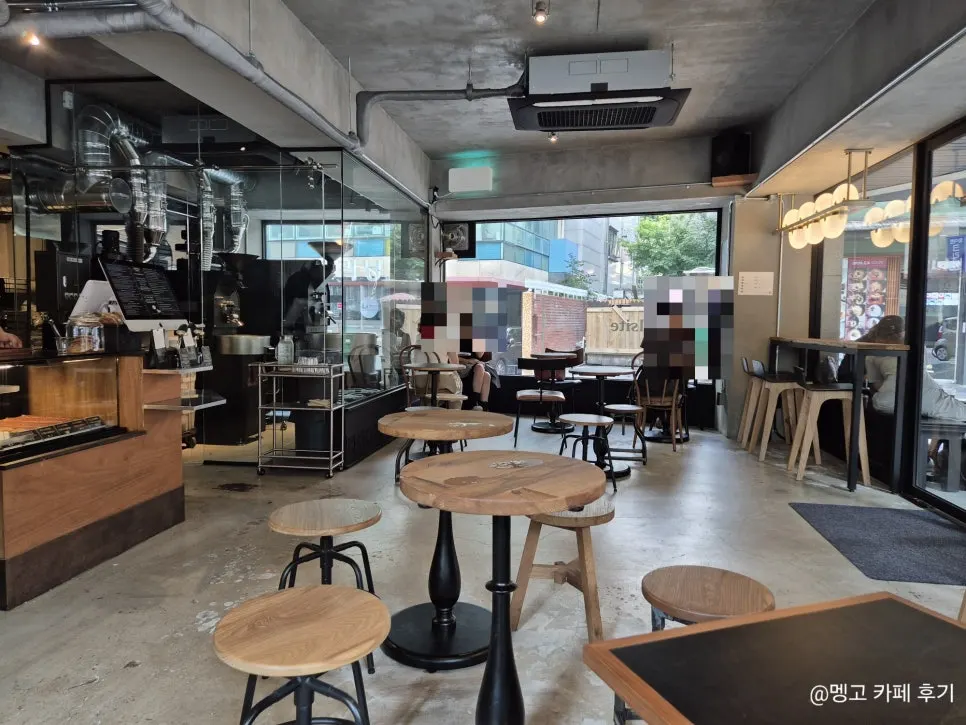 Outdoor table area at the café