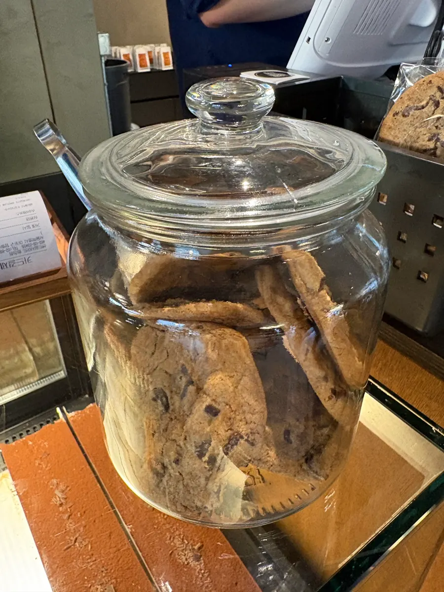 Tiramisu slices displayed in the showcase