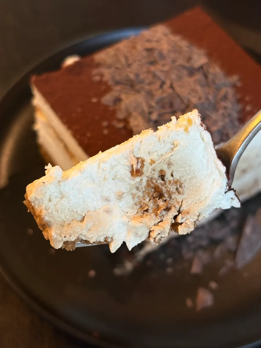 Classic tiramisu at Central Site Hapjeong