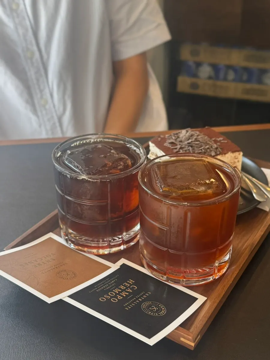 Display of various single-origin beans