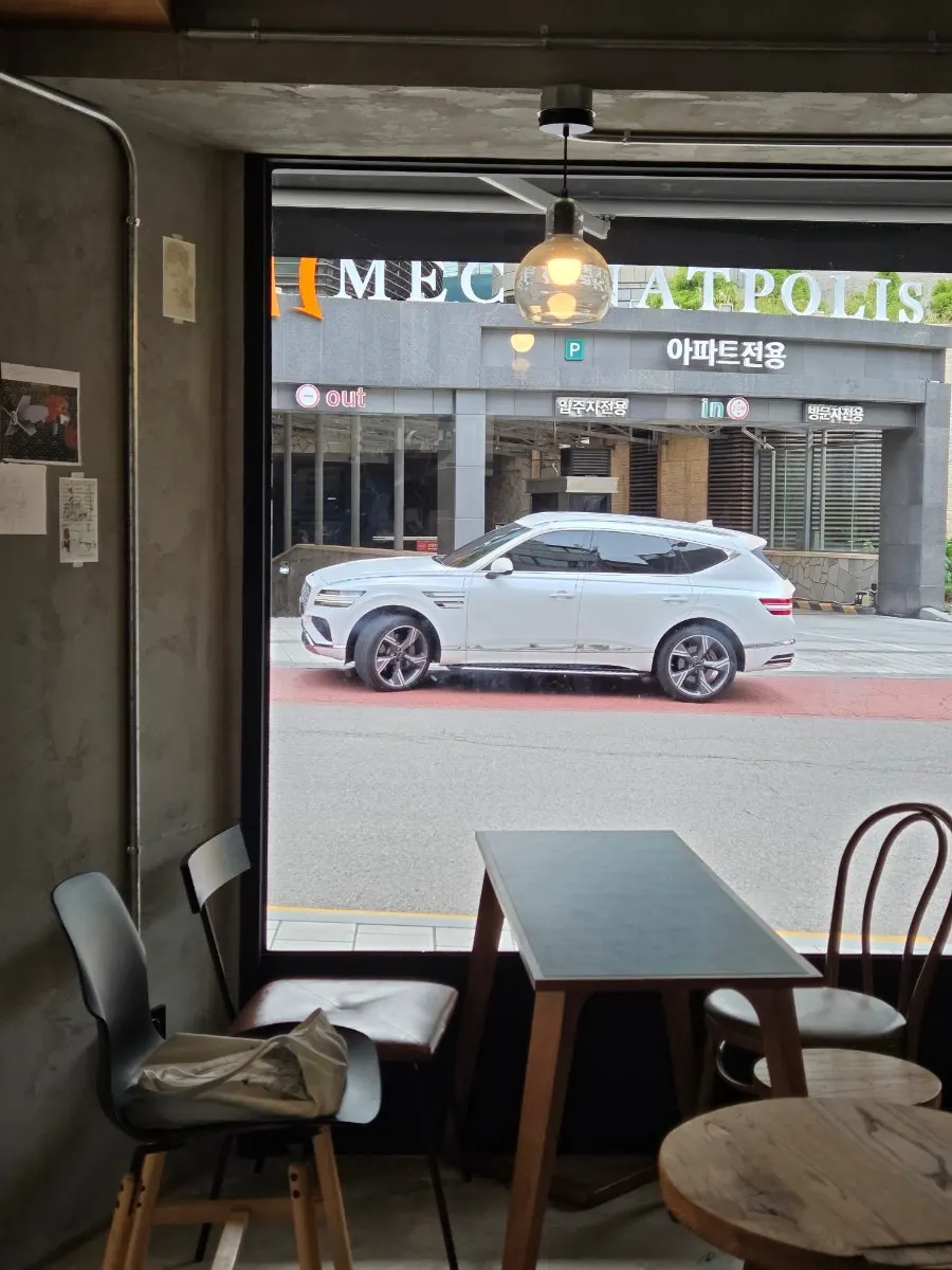 Spacious interior seating at Central Site Hapjeong