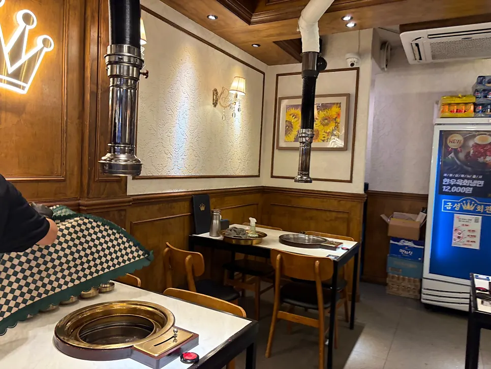Seating inside Geumseong Hoegwan