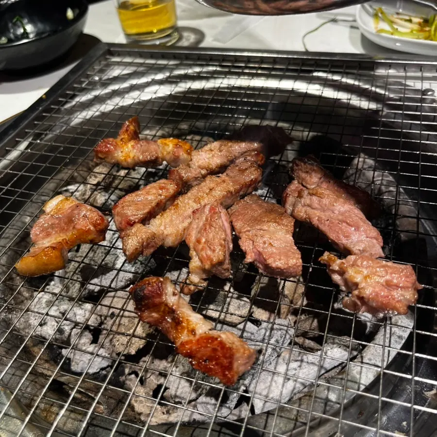 Juicy fresh ribs