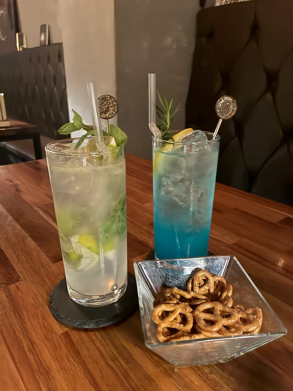 View of the bar counter at Gipeun Sup