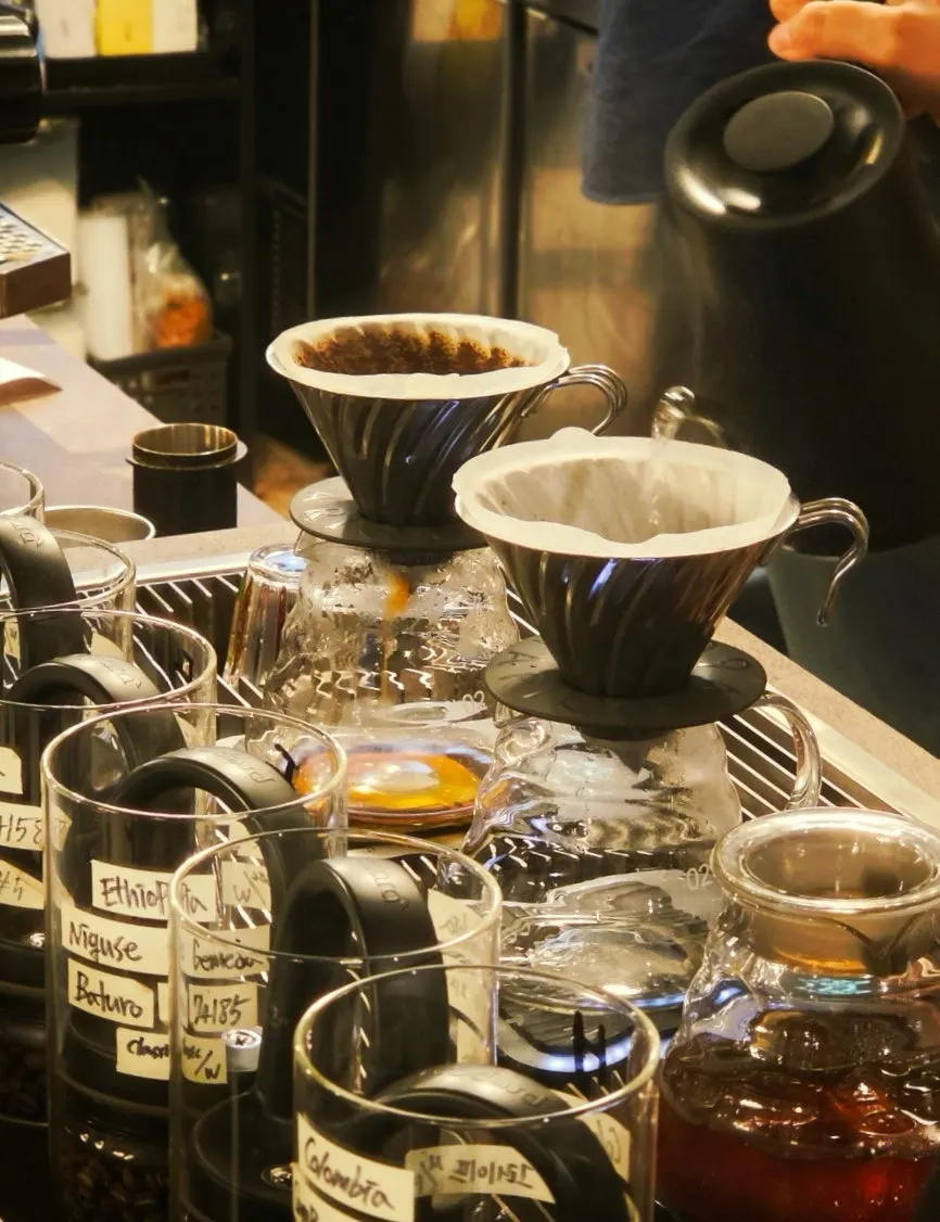 Various coffee beans to choose by aroma