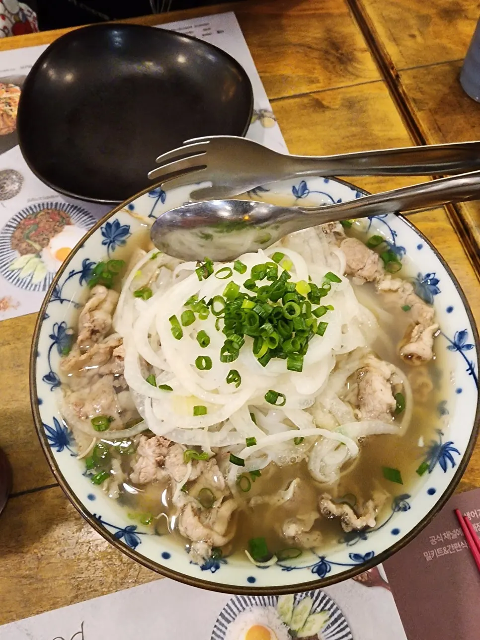 Vietnamese pho with plenty of meat