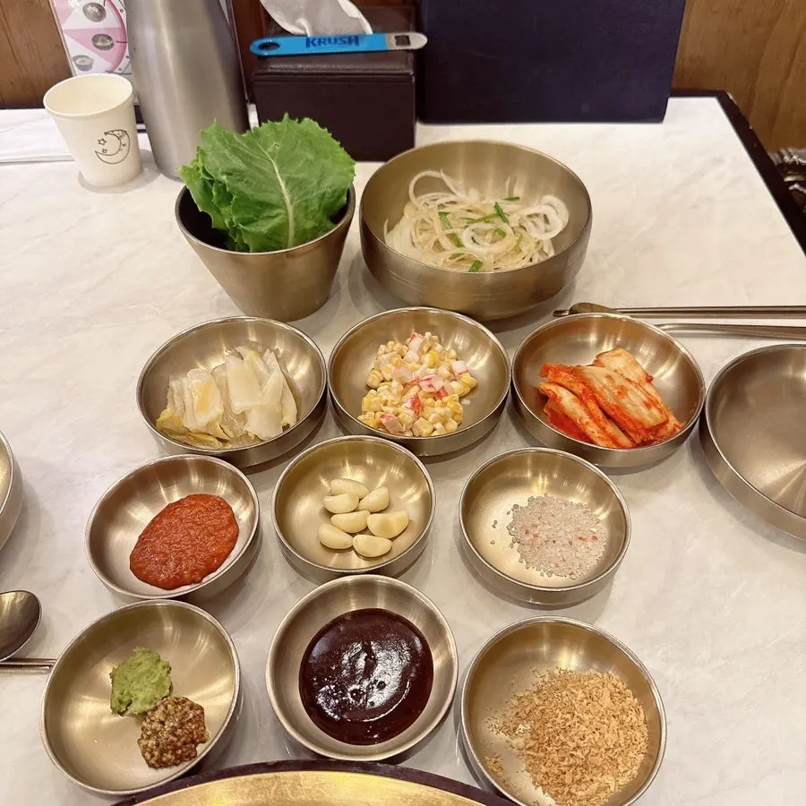Pork menu information at Geumseong Hoegwan