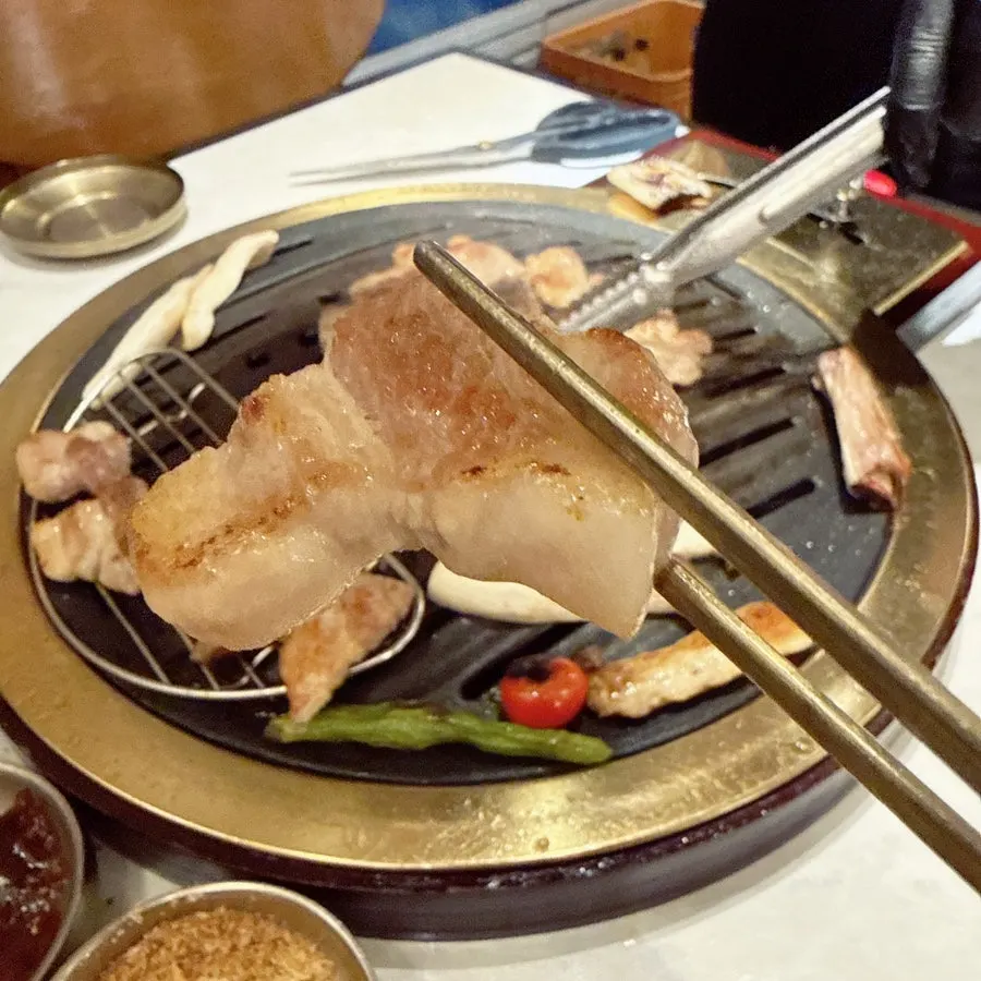 Table view at Geumseong Hoegwan Hapjeong Main Branch
