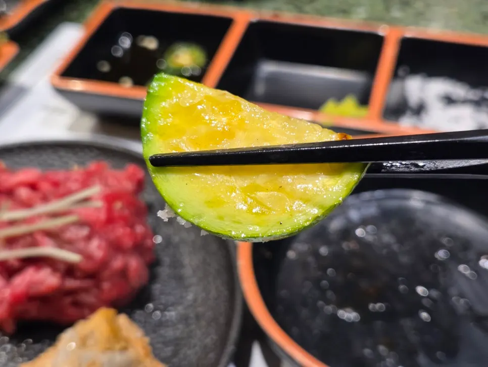 기름기 좋은 살치살 구이